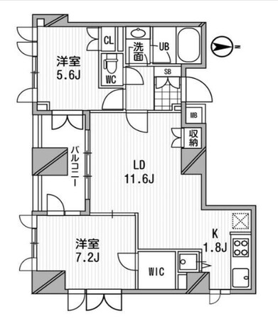 木場駅 徒歩3分 3階の物件間取画像